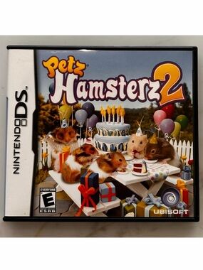 Petz Nintendo DS‎ Hamsterz 2 EUC E for Everyone Toy Handheld Gaming 2007